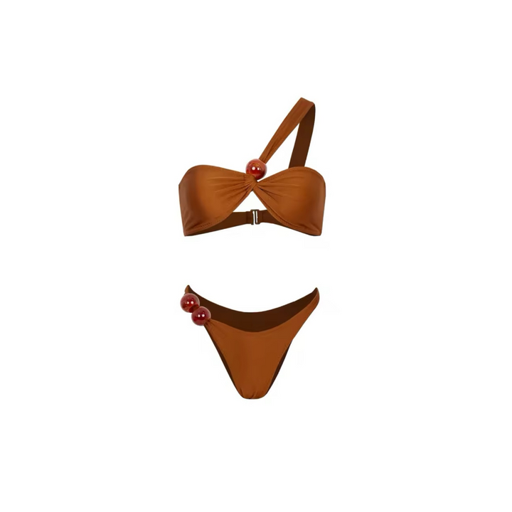 Stylisches Bikini-Set mit langem Rock