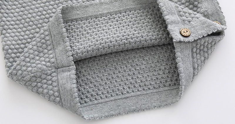 Zweiteiliges Babyset aus Waffelstrick