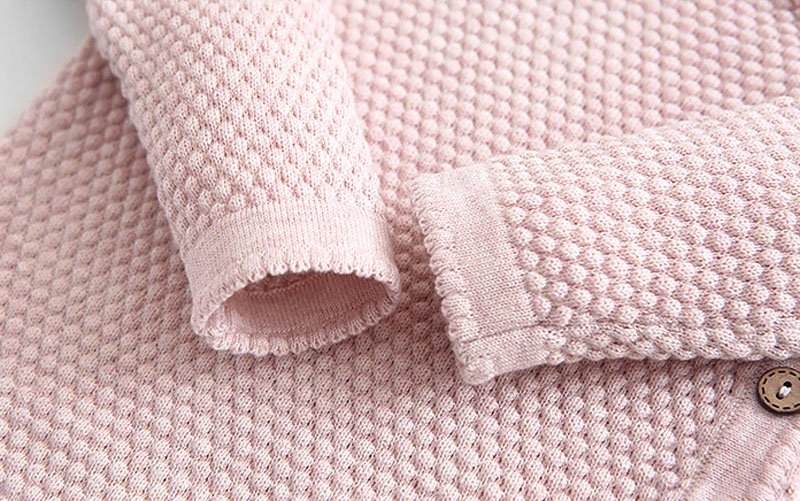 Zweiteiliges Babyset aus Waffelstrick