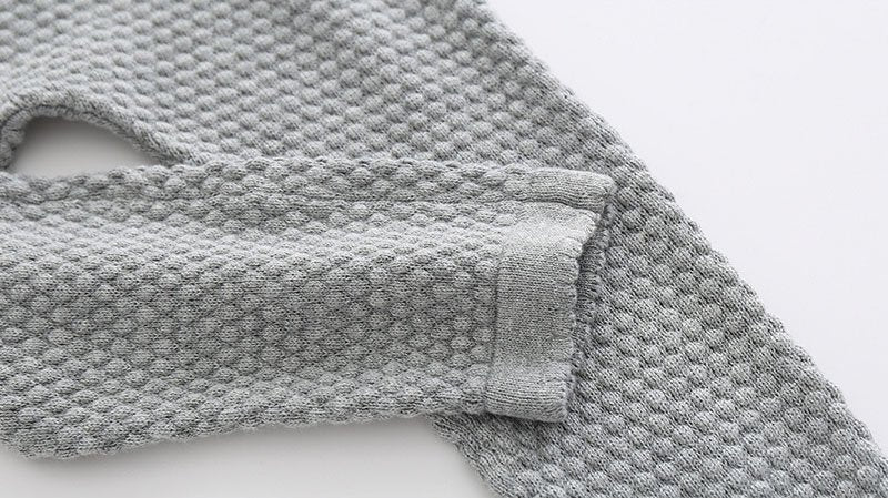 Zweiteiliges Babyset aus Waffelstrick