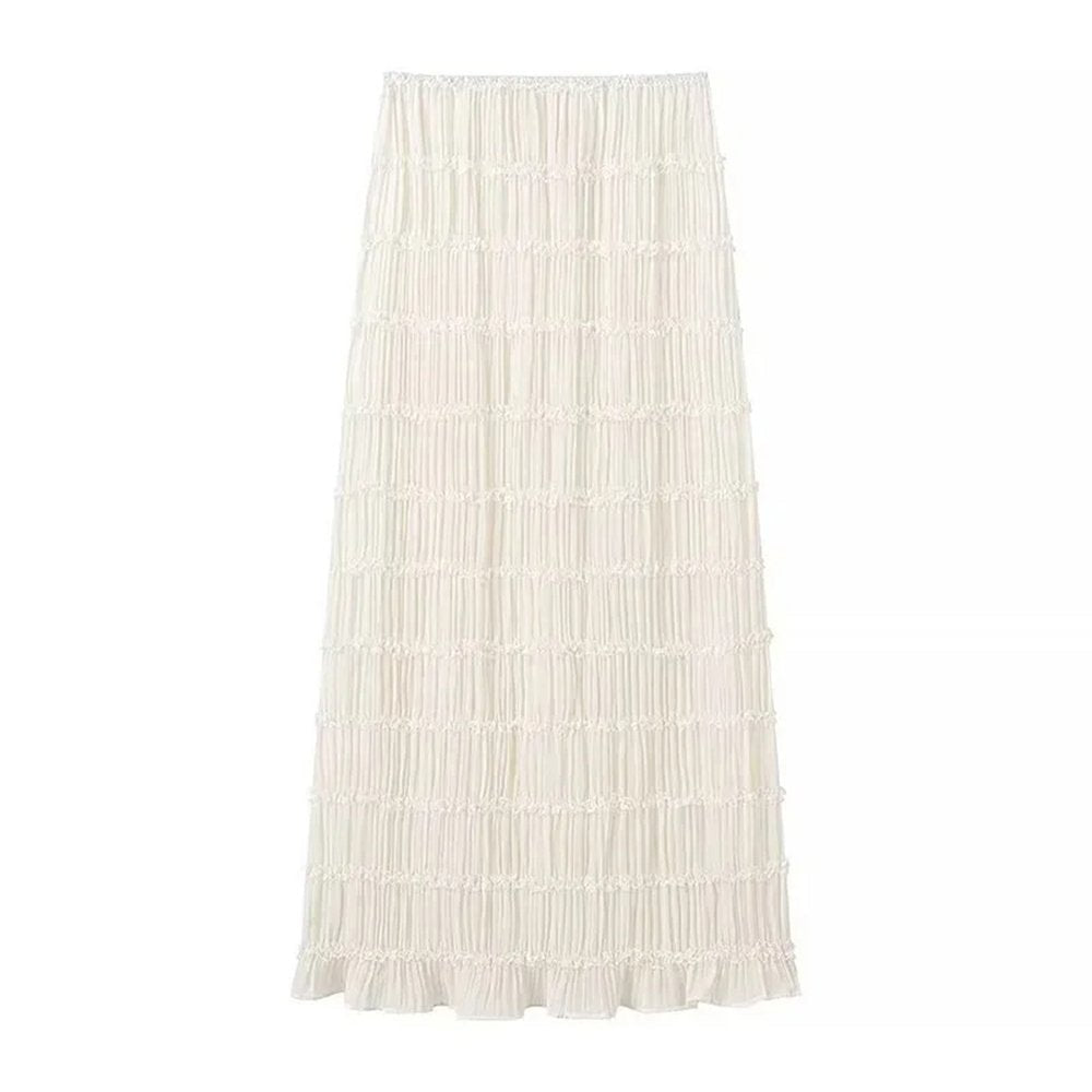 Chiffon-Set in Weiß