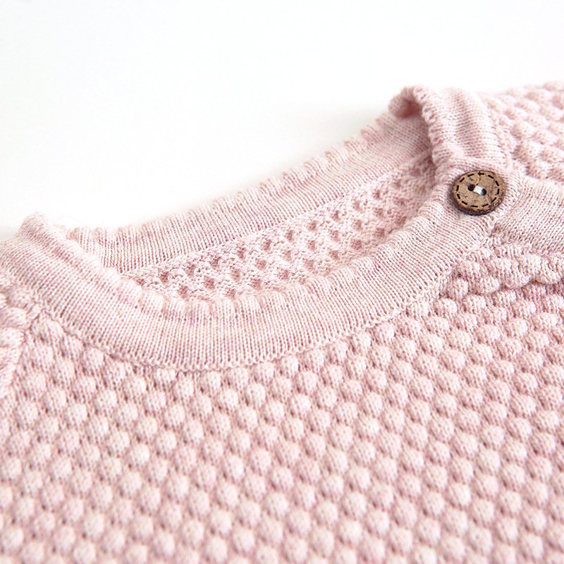 Zweiteiliges Babyset aus Waffelstrick