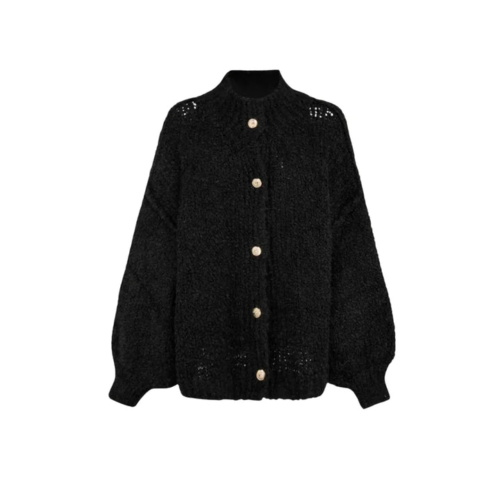 Strick-Cardigan schwarz