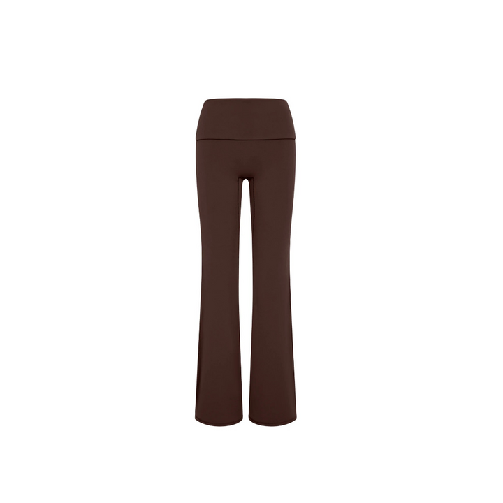 High-Waist Leggings mit Rippstruktur