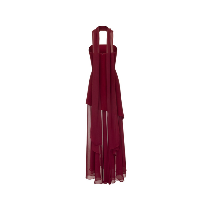 Elegantes Abendkleid mit Halterneck