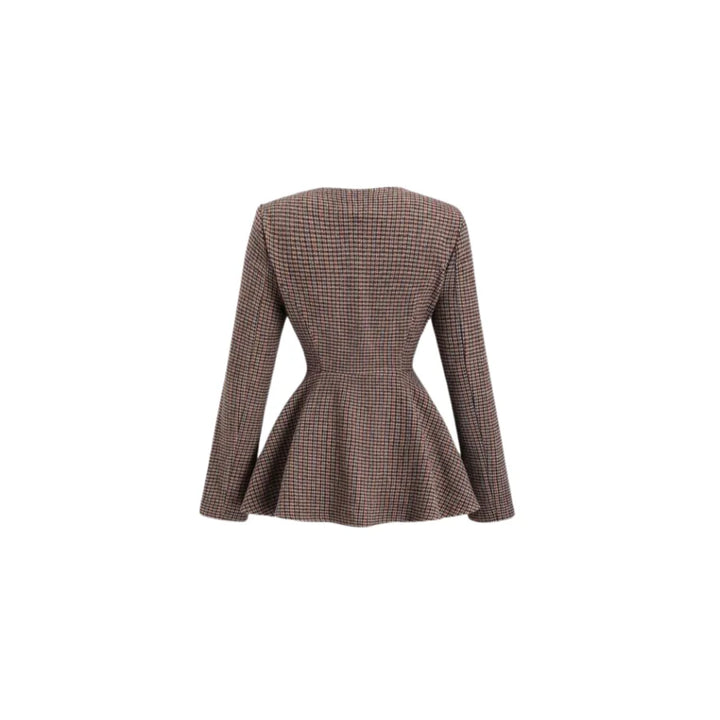 Karierter Blazer