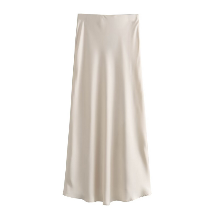 Eleganter High-Waist-Rock in Schwarz oder Weiß