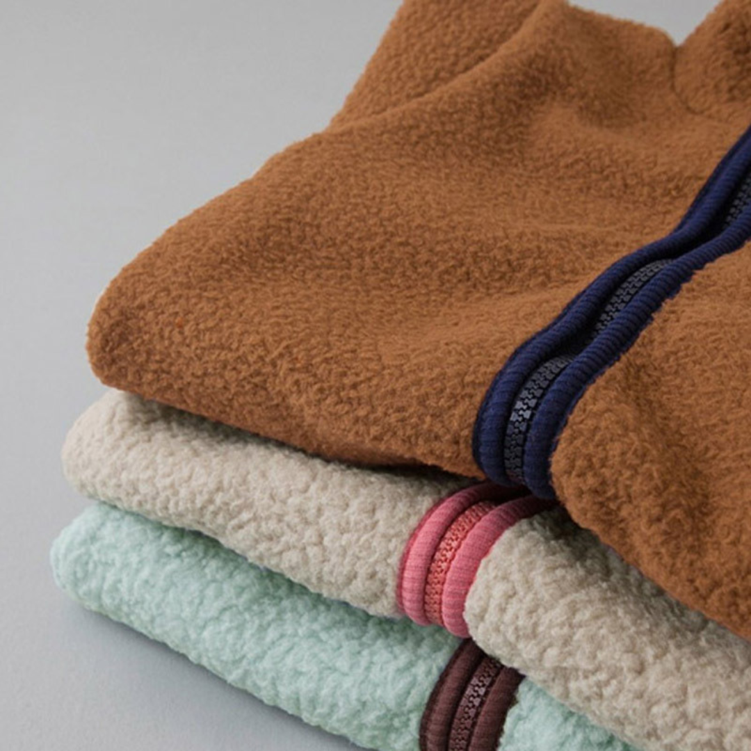 Warme Baby-Overalls mit Reißverschluss in drei Farben