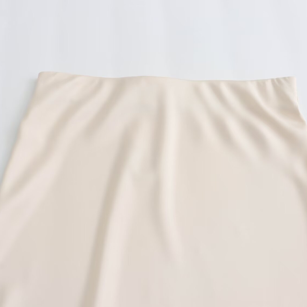 Eleganter High-Waist-Rock in Schwarz oder Weiß