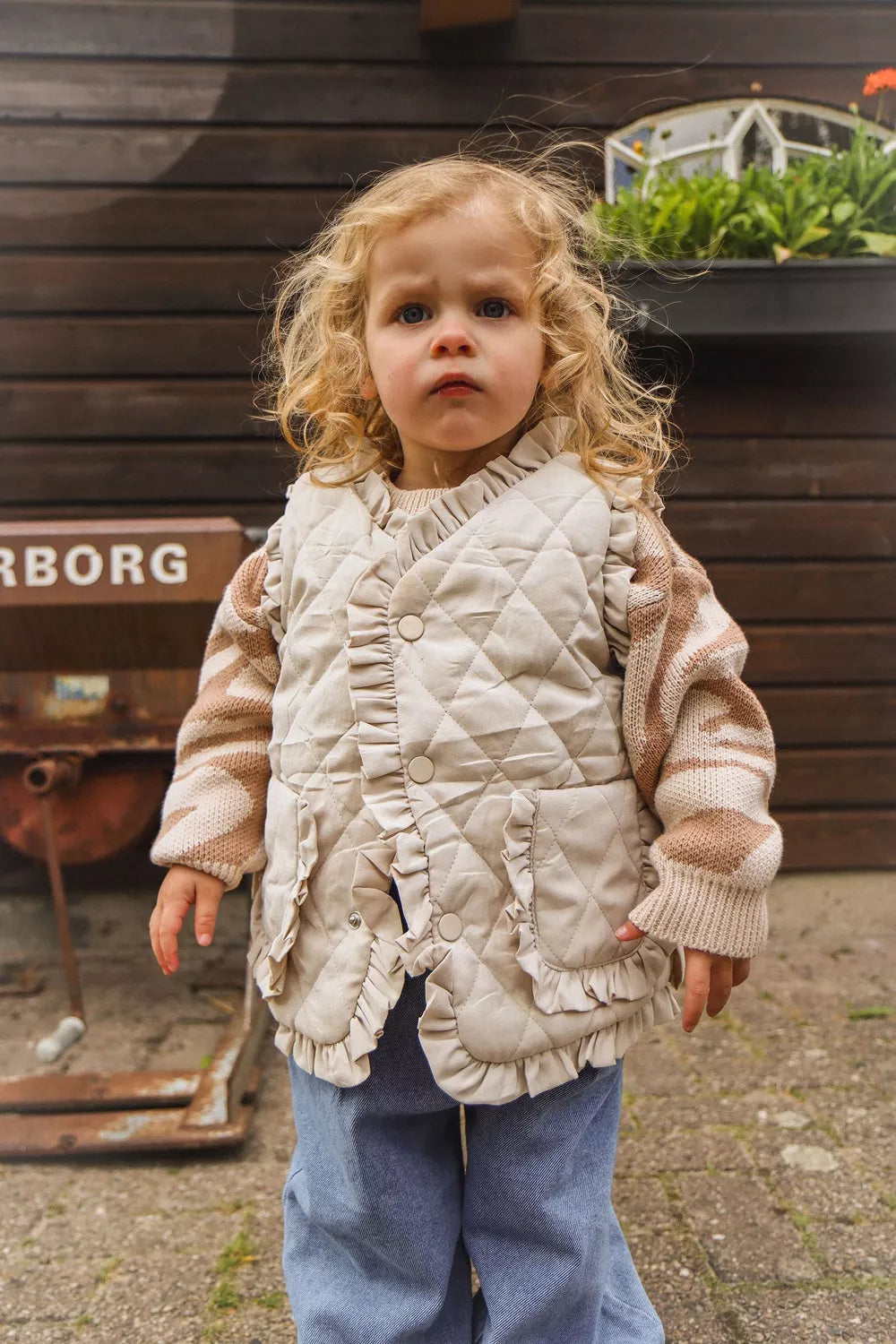 Rüschenweste für Kinder