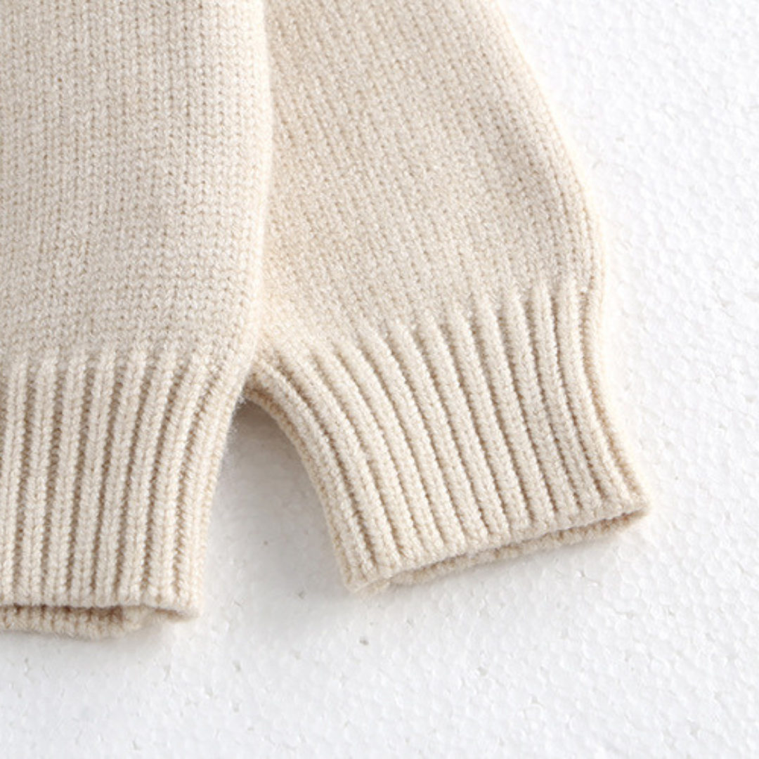 Kinder-Cardigan mit Erdbeermuster