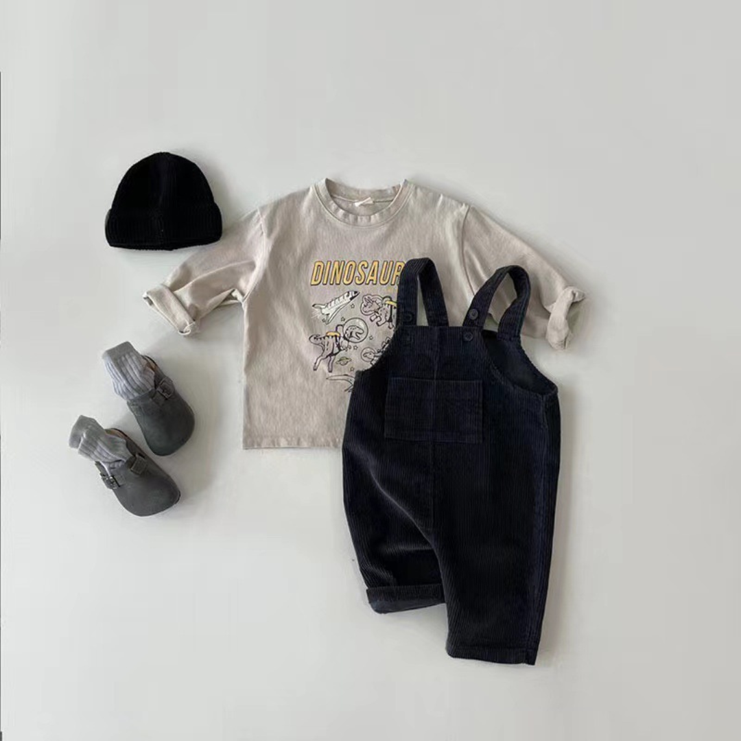 Kuschelige Baby-Overalls aus Baumwolle