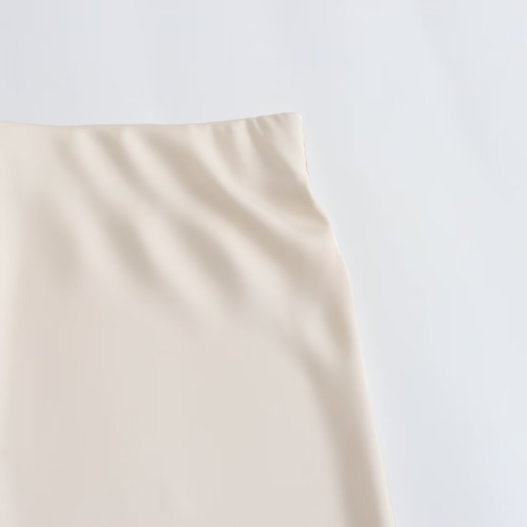 Eleganter High-Waist-Rock in Schwarz oder Weiß