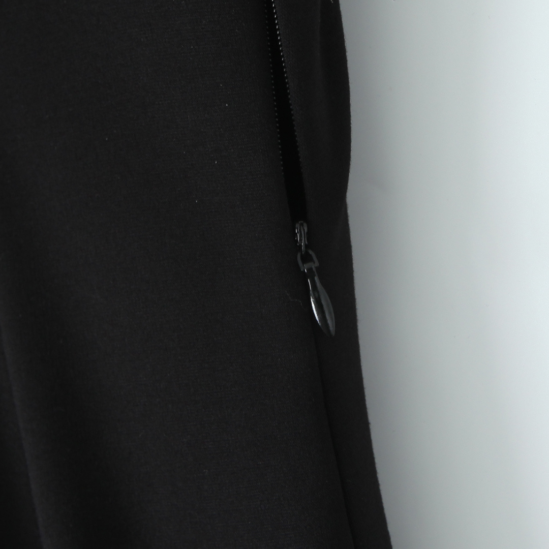 Schwarz-Weißes Kleid mit Kontrasteinsätzen