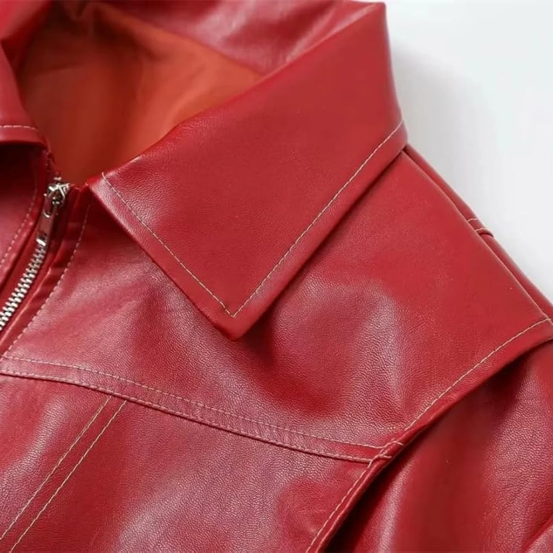 Kunst-Lederjacke
